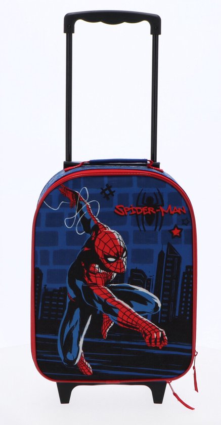 Undercover kindertrolley Spiderman - lichtgewicht kinder reiskoffer Marvel.