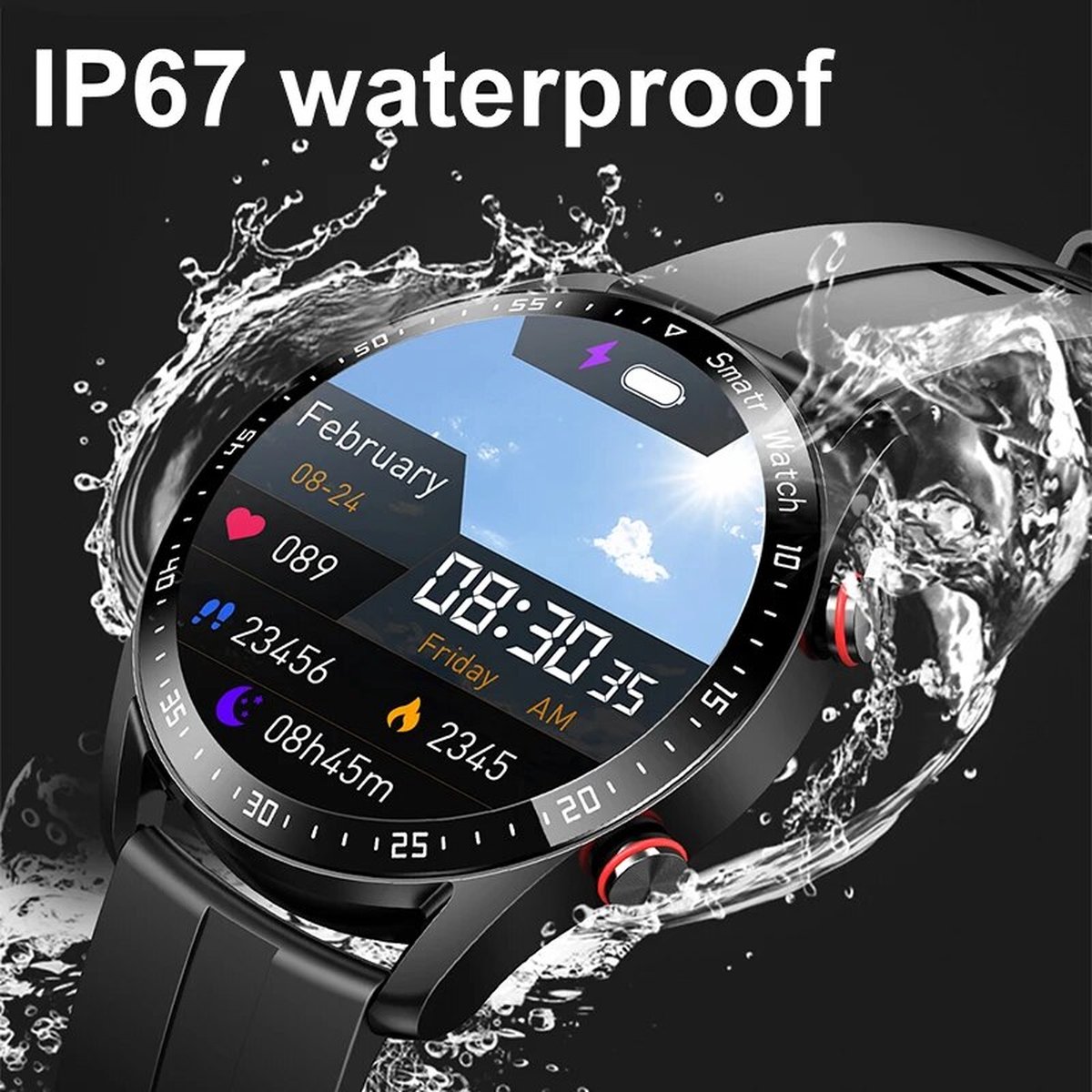 Hw20 Ecg + Ppg Bluetooth Call Smart Watch 2022 Mannen Full Touch Sport Horloge Gezondheid Tracker Mannen Smartwatch Waterdicht Voor Android Ios