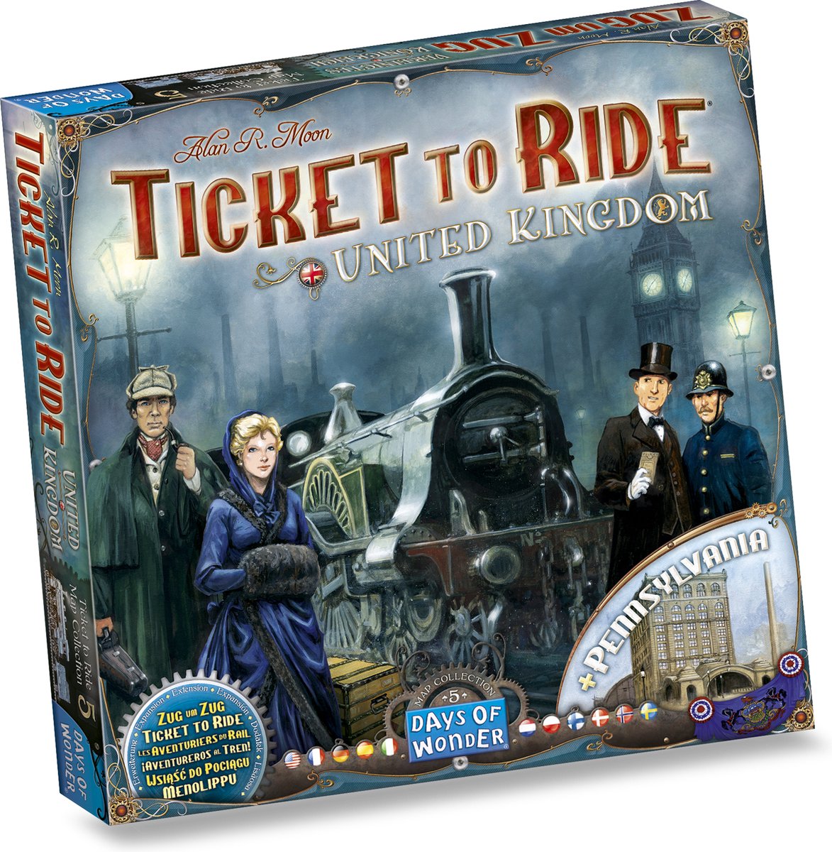 Ticket to Ride UK & Pennsylvania - Uitbreiding - Bordspel