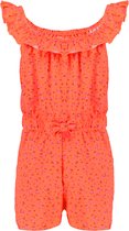 4PRESIDENT Meisjes jurk - Coral Flower AOP - Maat 110 - Meisjes jurken