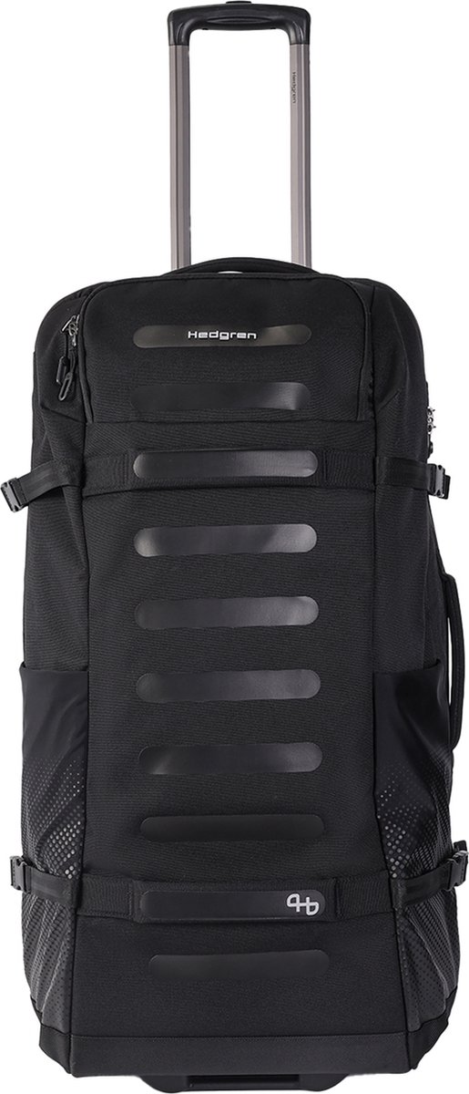 Hedgren JOURNEY – Reistas op wielen 79 cm – 109 L – Waterafstotend gerecycled RPET – TSA-slot – RFID – Zwart