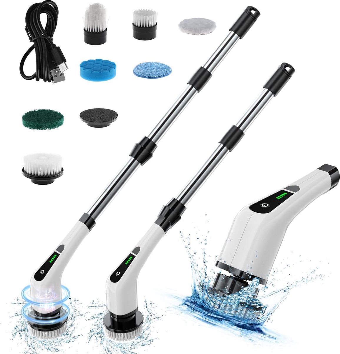 Goedkoopste Elektrische Schoonmaakborstel - Elektrische Schrobborstel - Electrische Schoonmaakborstel - Elektrische Scrubber - Elektrische Afwasborstel