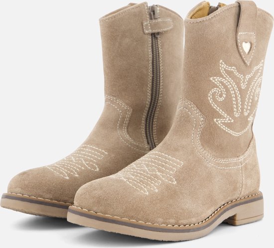 Muyters Cowboylaarzen taupe Suede - Maat 33