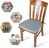Stoelkussens set van 2, 5/8 cm dikke eetkamerstoel pads mat antislip stoelkussen, gevuld schuim zitkussen voor tuin, terras, keuken binnen buiten, 50