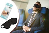 Sleepmed Luxe Slaapmasker – Zwart Oogmasker – Verduisterend – Zijden Masker met Katoenen vulling – Lichtgewicht