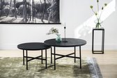 Haluta Acacia Salontafel - Set van 2 - Zwart