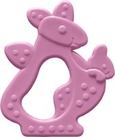 Bambino Kangoeroe Roze Latex Bijtring P0230