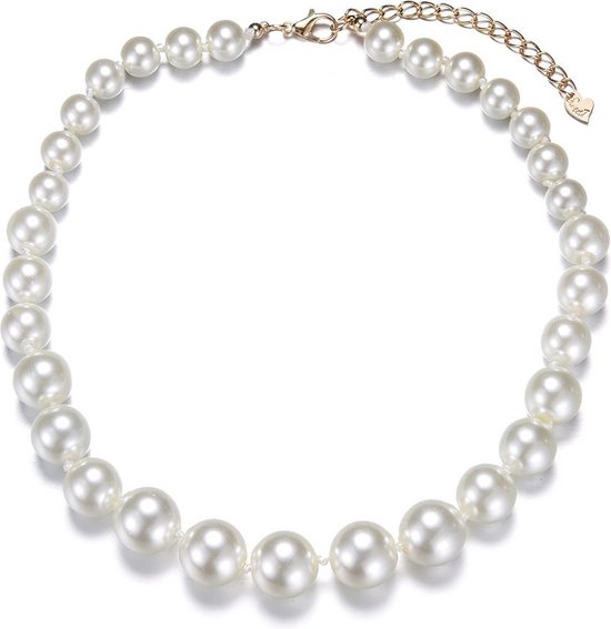 Bijoutheek Collier zoetwater parels White 101101001