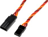 Revtec - Servo verlengkabel - Gedraaide kabel - JR/Hitec - 22AWG / 60 Strengen - 45cm - 1 st