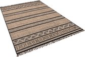 Pergamon Vloerkleed Origin Jute Natuur Ethno Stijl strepen