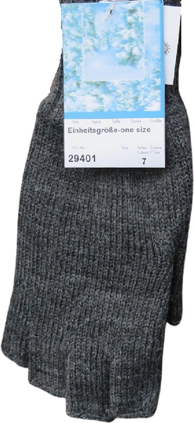 Handschoenen dames winter halve vingers - prijs per 2 paar