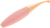 Ohmama Clit Tip Stimulating - Klitorisvibrator - 36 Patronen - USB Herlaadbar - 20 X 3,5 Cm - Roze En Goudroze