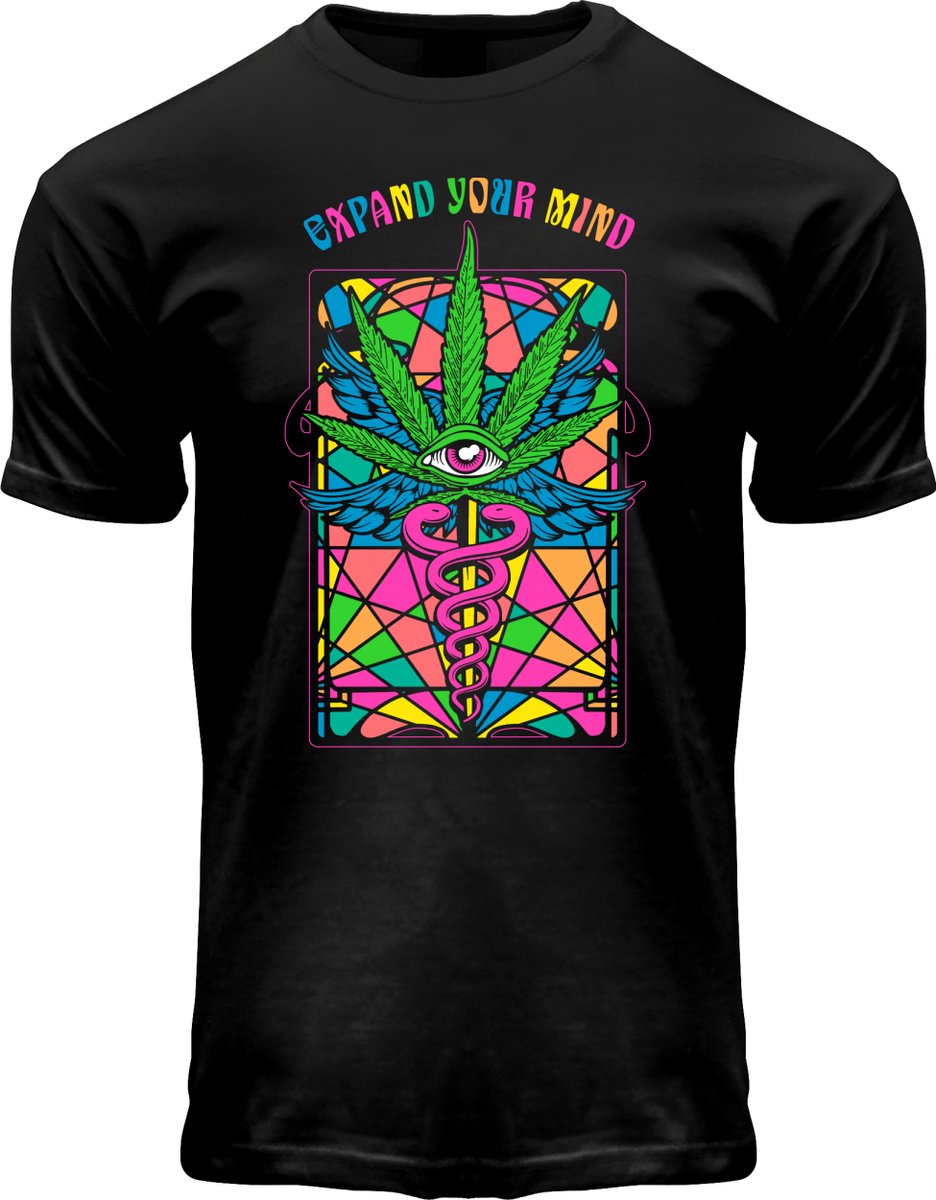 BLKFOX T-Shirt-01／BLACK × LUMINOUS (蓄光 BLKFOX T-Shirt-01／BLACK