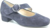 Hassia 3-302458-3000, Blauwe bandschoenen/pumps wijdte K