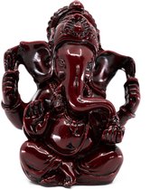 Ganesha Beeld Donkerrood (9 cm)