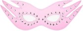Nooitmeersaai - Luxe oogmasker met studs - roze