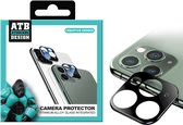 Atb Design Titanium + Tempered Glass Camera Lens Protector Iphone 11 Pro/11 Pro Max Zwart Atblsip11pz