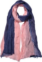 sjaal 90x190cm roze