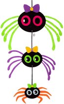 Carnival Toys Hangdecoratie Spinnen Junior 50 Cm Vilt Zwart