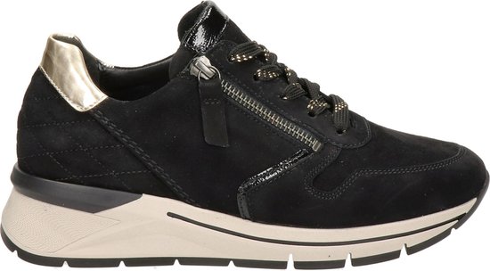 Gabor 76.588.67 Dames Sneakers - Zwart - Maat 39 | bol.com