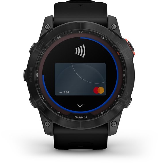 Garmin fenix 7X Solar Multisport Smartwatch - Geavanceerde GPS - Multisport - 10ATM Waterdicht - Zwart