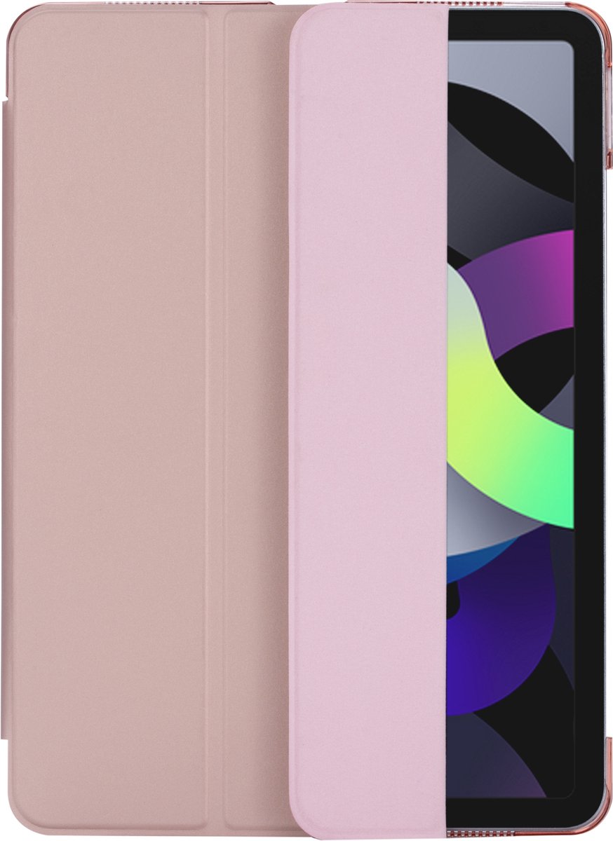 Hoes geschikt voor Apple iPad Pro 2021 (11 inch) - Soft TPU Case - Sterke Kwaliteit Tablet Hoes - Pastel Roze