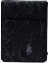 Spokane Sleeve for iPad Air - Black Marble / Tijdloze tablethoes met magnetische sluiting & fleece voering - voor iPad 9/10" / Beperkte Levenslange Garantie / Zwart