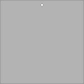 Markeringsplaatje grijs, beschrijfbaar 150 x 150 mm