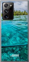 6F hoesje - geschikt voor Samsung Galaxy Note 20 Ultra -  Transparant TPU Case - Beautiful Maldives #ffffff