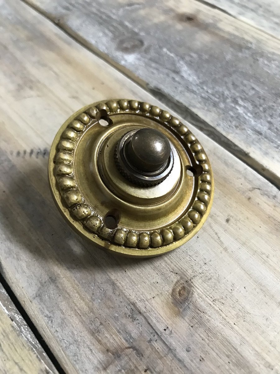 Antieke deurbel - topkwaliteit - messing bel uit de vorige eeuw