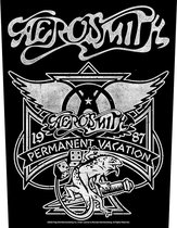 Aerosmith Rugpatch Permanent Vacation Zwart