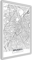 City map: Brussels.