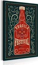 Schilderij - Tequila Festival.