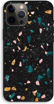 CaseCompany® - iPhone 12 Pro Max hoesje - Terrazzo N°10 - 100% Biologisch Afbreekbaar - Duurzaam - Biodegradable Soft Case - Milieuvriendelijke Print op Achterkant - Zwarte Zijkanten - Besche