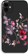 CaseCompany® - iPhone 11 hoesje - Mooie bloemen - 100% Biologisch Afbreekbaar - Duurzaam - Biodegradable Soft Case - Milieuvriendelijke Print op Achterkant - Zwarte Zijkanten - Bescherming Ov