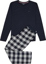 Tommy Hilfiger heren pyjama - blauw met grijs -  Maat: S