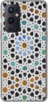 Geschikt voor OnePlus 9 Pro hoesje - Een Marokkaanse Mozaïekdetail - Siliconen Telefoonhoesje