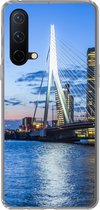 Geschikt voor OnePlus Nord CE 5G hoesje - Rotterdam - Water - Skyline - Siliconen Telefoonhoesje