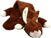 Happy Pet Unstuffed Pluche Konijn - 60 x 20 x 5 cm