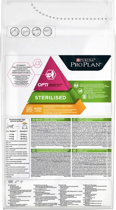 purina pro plan sterilised adult dry cat food