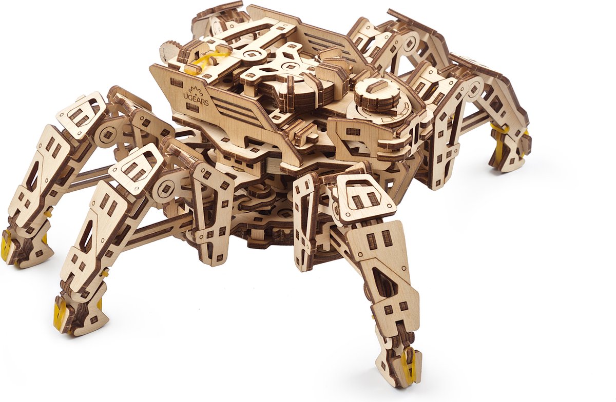 UGEARS Houten 3D Model - Hexapod Verkenner — afbeelding 17
