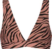 Beachlife Rose Zebra easy fit bikinitop - dames - Maat 70D