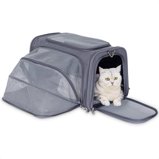 Panier de voyage Chat - Sac de voyage Chat - Sac de transport Chien -  Taille M -... | bol