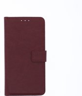 LuxeBass Hoesje geschikt voor Samsung Galaxy A80 - Bookcase Bruin - portemonnee hoesje - bookcase - boekhoesje - book case - boek hoesje