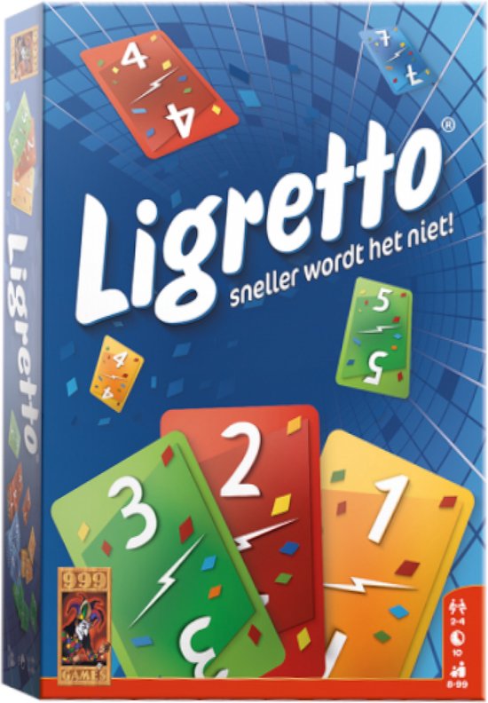 Ligretto blauw Kaartspel