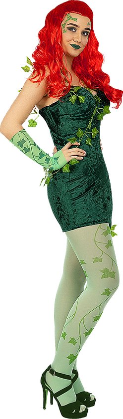 FUNIDELIA Déguisement Poison Ivy femme - Taille : S - Vert