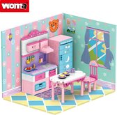 Woma girl series toy living room set lego