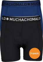 Muchachomalo 2-pack - Boxershort Heren - Microfiber - Zwart & Blauw - Maat XXL