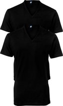 Alan Red - T-Shirt V-Neck Stretch Zwart 2-Pack - Heren - Maat S - Body-fit