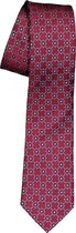 ETERNA smalle stropdas - bordeaux rood dessin -  Maat: One size